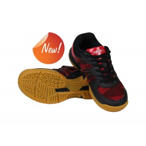Apacs CP502-XY Shoe - Black/Red